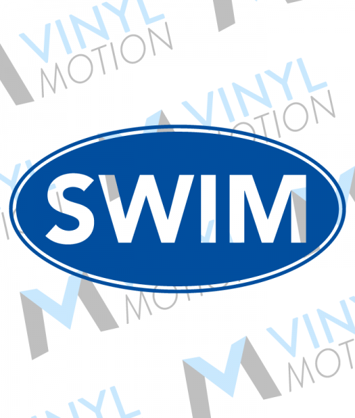 Swim oval Vinyl Motion