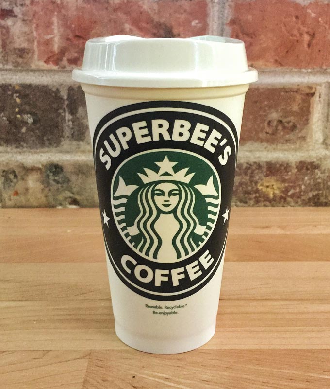 Personalized Starbucks Cup Decals w/Hearts Accents – Fancy Plans Co